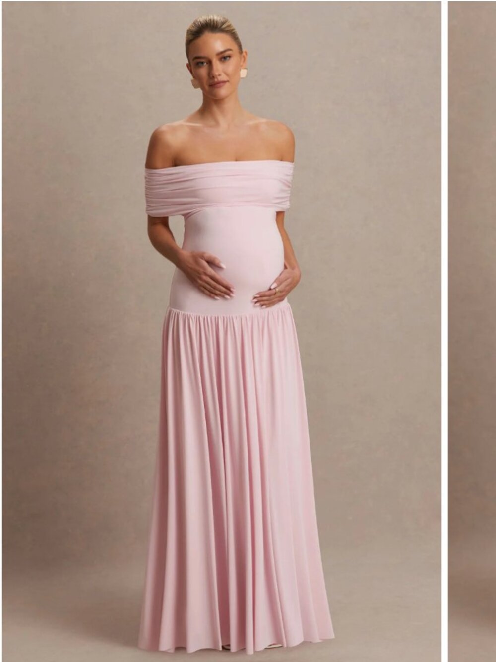 Club London Juliette Pink Maternity Dress, Size 4